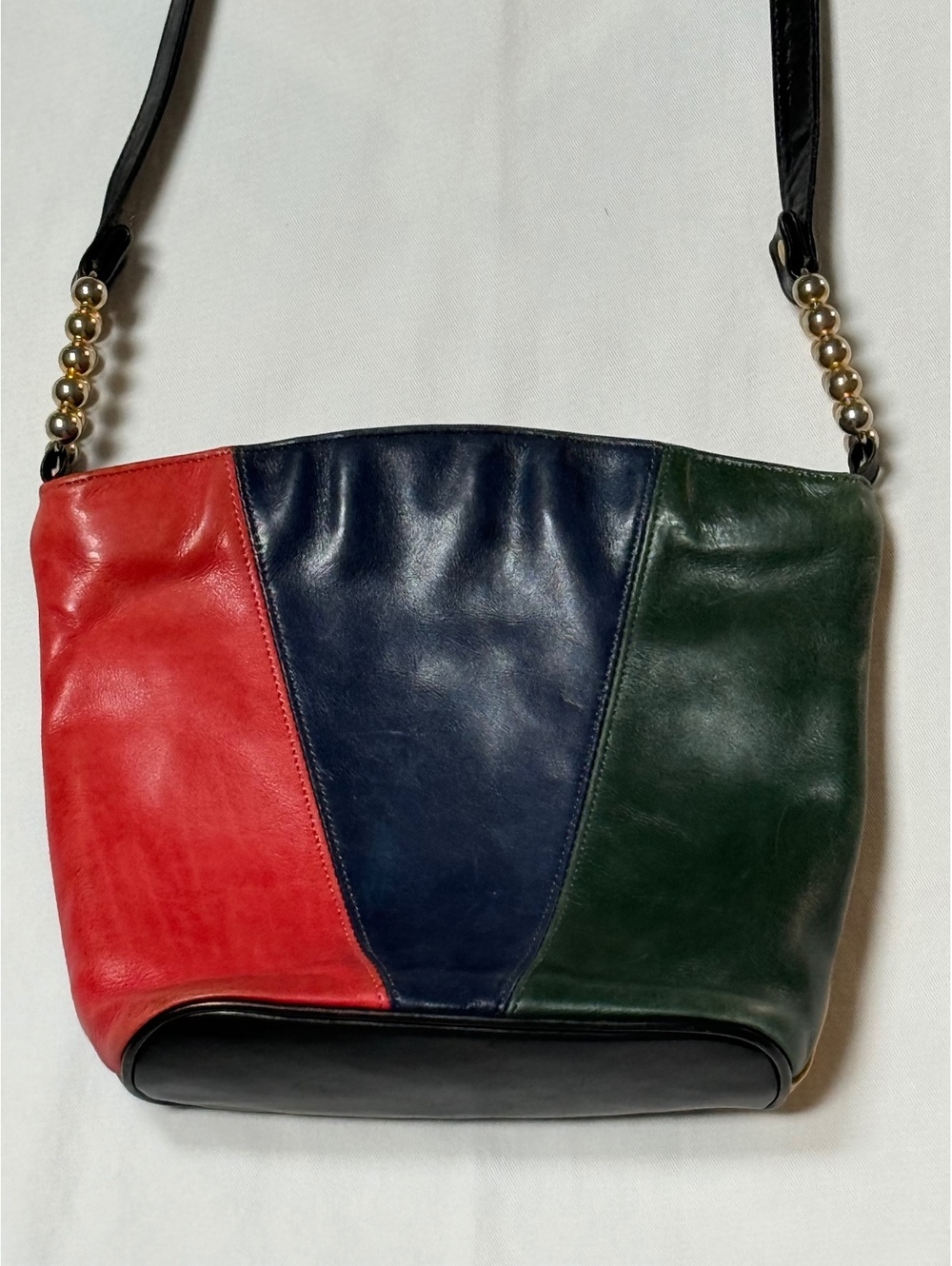 Joseph B. Exclusive New York Color-Block Leather Bag